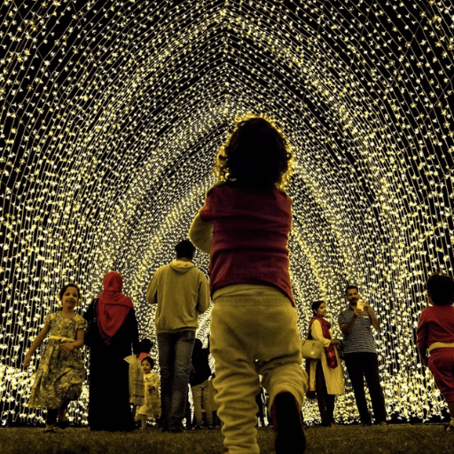 Festive Lighting Trail Installation